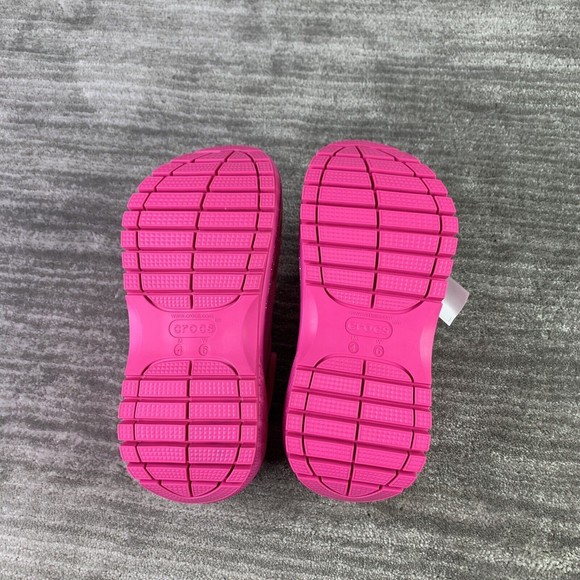 Crocs Barbie The Movie Mega Crush Clog Pink Women's Size 6W - Picture 6 of 8
